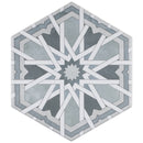 RADIANT 8"x10" Porcelain Hexagon Floor and Wall Tile Matt