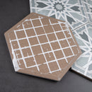 RADIANT 8"x10" Porcelain Hexagon Floor and Wall Tile Matt