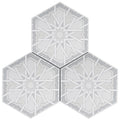 RADIANT 8"x10" Porcelain Hexagon Floor and Wall Tile Matt