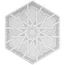 RADIANT 8"x10" Porcelain Hexagon Floor and Wall Tile Matt