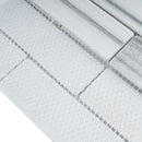 Ecoglassify White 11.82 in. x 11.82 in. Brick Joint Matte Glass Mosaic Tile