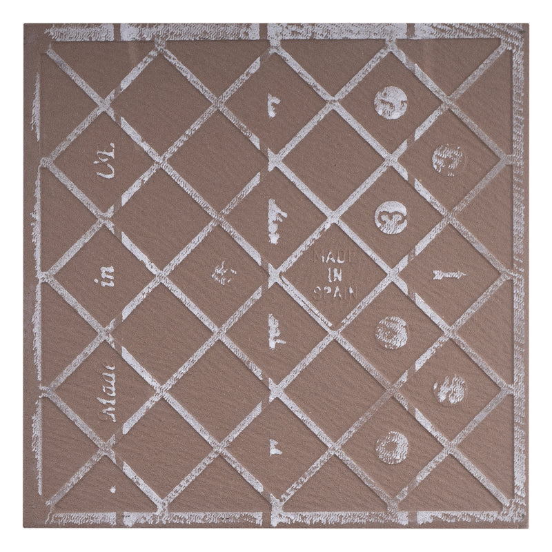 Senzia 7.87"x7.87" Matte Porcelain Floor and Wall Tile - Antique Noir