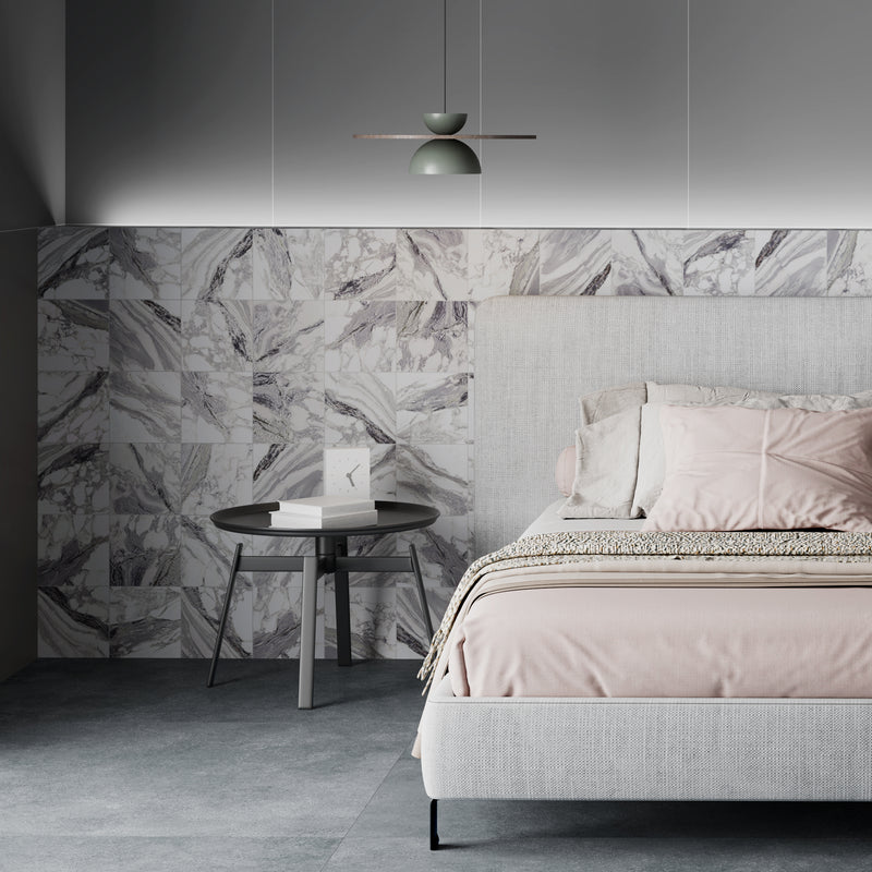 Senzia 7.87"x7.87" Matte Porcelain Floor and Wall Tile - Arabesque