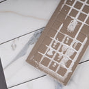 ELEGANCE 3.15"x12.99" Matte Porcelain Floor and Wall Tile - Gold Blue