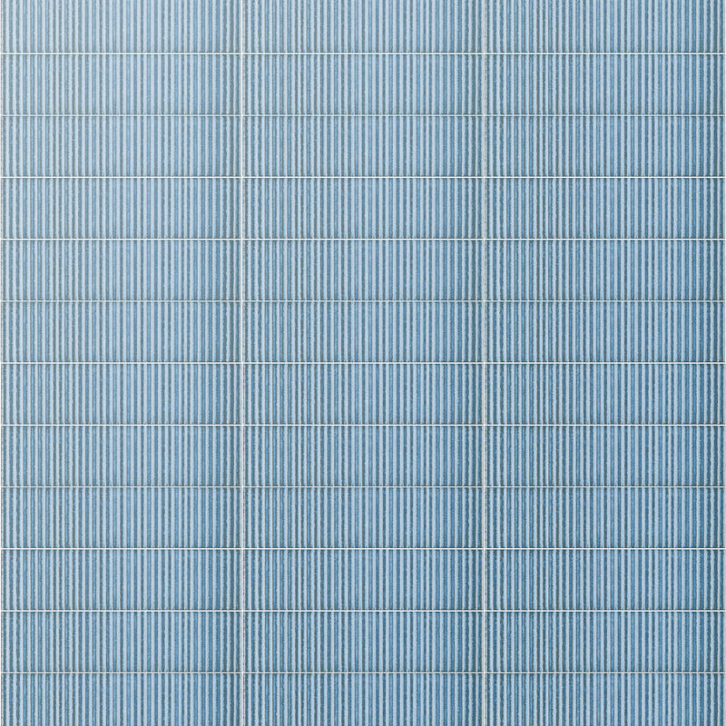 SOLDEU 2.95"x11.81" Polished Ceramic Wall Tile - Aqua Blue