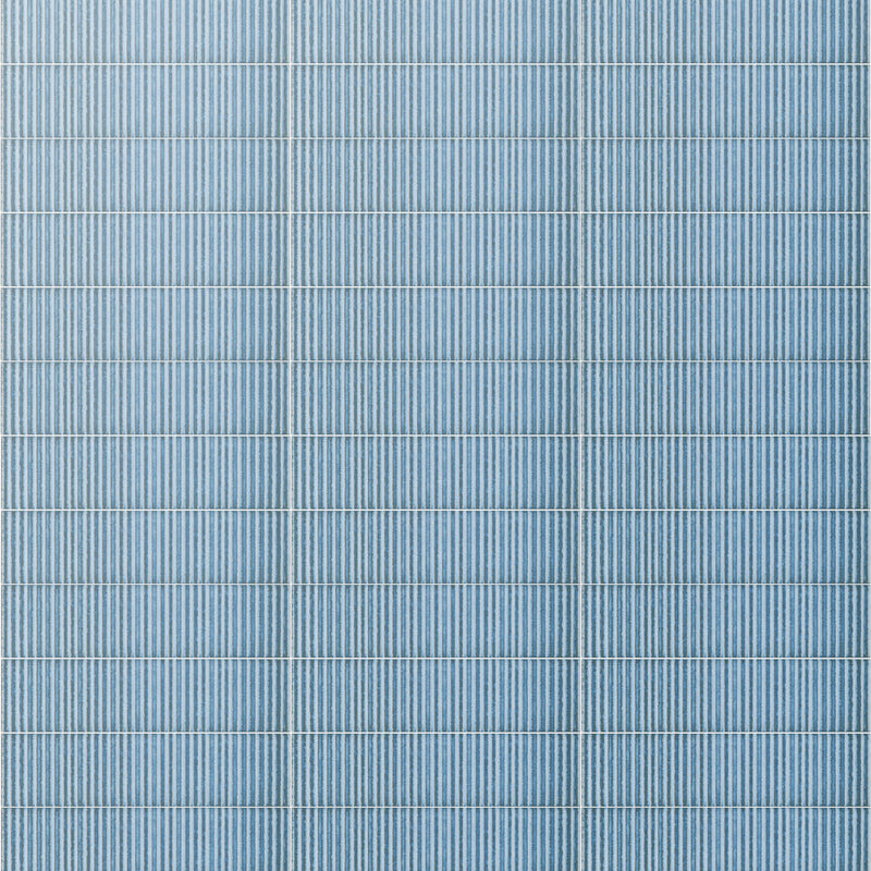 SOLDEU 2.95"x11.81" Polished Ceramic Wall Tile - Aqua Blue