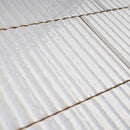 SOLDEU 2.95"x11.81" Polished Ceramic Wall Tile - White