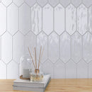 Taylor 3.94"x11.81" Polished Ceramic Wall Tile