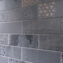 Tempo 2.6"x7.9" Matte Porcelain Floor and Wall Tile - Marine Blue