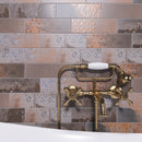 Tempo 2.6"x7.9" Matte Porcelain Floor and Wall Tile - Mud Brown