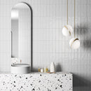 ZARATI 2.95"x11.81" Polished Ceramic Wall Tile - White