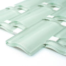 BAM-01  Soft Mint Wave Mosaic Tile