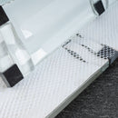 BAM-02  Super White Waves Mosaic Tile