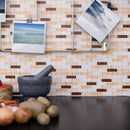 BCD-03  Cinnamon Brick Glass Mosaic Tile