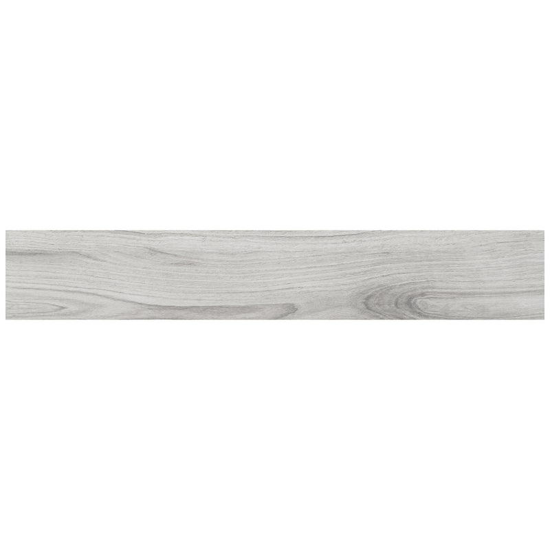 BOLZANO  Grey Wood Look Matte Porcelain Tile 8"X48" Wall & Floor
