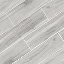 BOLZANO  Grey Wood Look Matte Porcelain Tile 8"X48" Wall & Floor