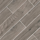 BOLZANO  Taupe Wood Look Matte Porcelain Tile 8"X48" Wall & Floor