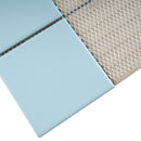 BT-PM11  4X4 Blue Porcelain Satin Mosaic Tile