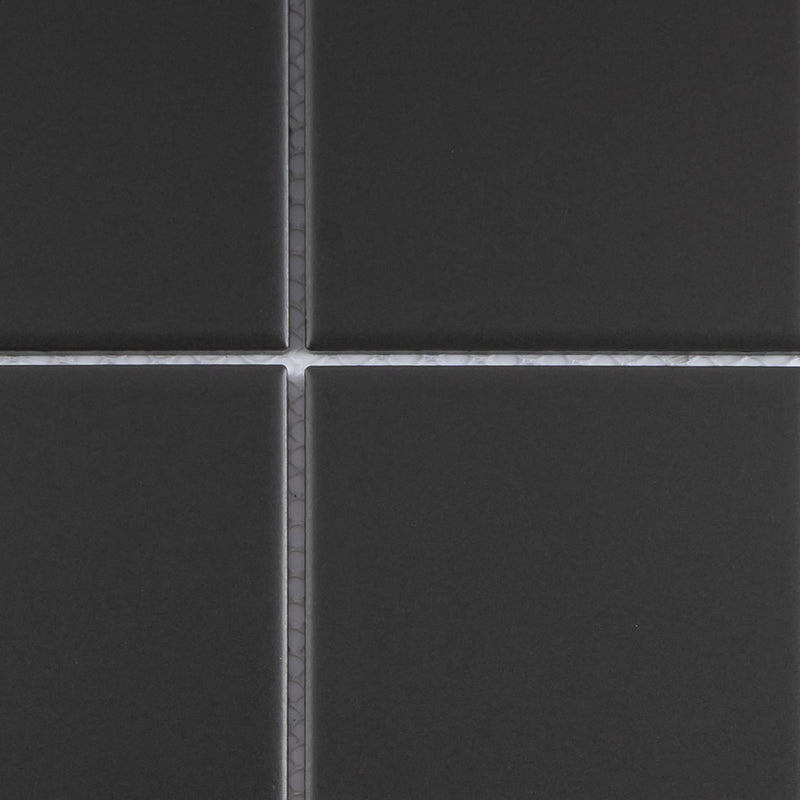 BT-PM13  4X4 Dark Grey Porcelain Satin Mosaic Tile