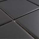 BT-PM13  4X4 Dark Grey Porcelain Satin Mosaic Tile