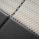 BT-PM13  4X4 Dark Grey Porcelain Satin Mosaic Tile