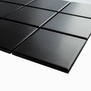 BT-PM14  4X4 Black Porcelain Satin Mosaic Tile