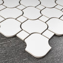 BT-PM17  Halibon With White Dot Porcelain Satin Mosaic Tile
