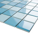 BT-PM21  2 X 2 Creamy Blue Porcelain Satin Mosaic Tile