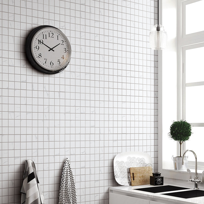 BT-PM24  2" White Cararra Porcelain Satin Mosaic Tile