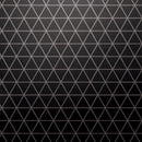 BT-PM26  1-1/2 x 1-1/2 Triangle White Cararra Porcelain Satin Mosaic Tile - Black