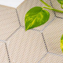 BT-PM28  4" Crystal White Cararra Porcelain Satin Mosaic Tile - Green