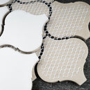 BT-PM05  White Lantern Porcelain Satin Mosaic Tile