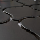 BT-PM06  Grey Black Lantern Porcelain Satin Mosaic Tile