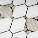 BT-PM07  Dragon Skin Porcelain Poilished Mosaic Tile