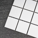 BT-PM08  2 X 2 White Porcelain Satin Mosaic Tile