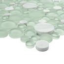 BUBW-01  Cloud Mint Bubble Mosaic Tile