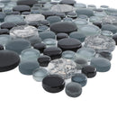 BUBW-03  Fusion Blue Mosaic Tile