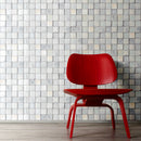 CRN-01  Classic Roman Soft White Glass Mosaic Tile