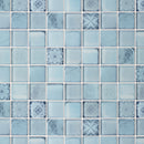 CRN-03  Classic Roman Sky Blue Glass Mosaic Tile