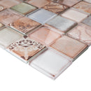 CRN-04  Classic Roman Retro Glass Mosaic Tile