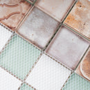 CRN-04  Classic Roman Retro Glass Mosaic Tile