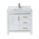 1919  36" Bathroom Vanity Cabinet Set