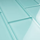 CSA-10  Ocean Blue 3X6 Glass Subway Tile