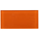 CSA-11  Orange 3X6 Glass Mosaic Tile