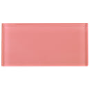 CSA-14  Pink 3X6 Glass Subway Tile