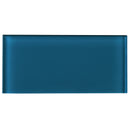 CSA-15  Turquoise Blue 3X6 Glass Subway Tile
