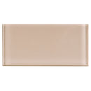 CSA-02  Beige 3X6 Glass Subway Tile