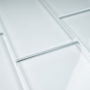 CSA-03  White 3X6 Glass Subway Tile