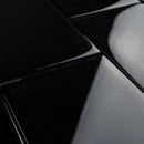 CSA-04  Black 3X6 Glass Subway Tile