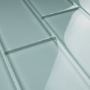 CSA-05  Light Grey 3X6 Glass Subway Tile